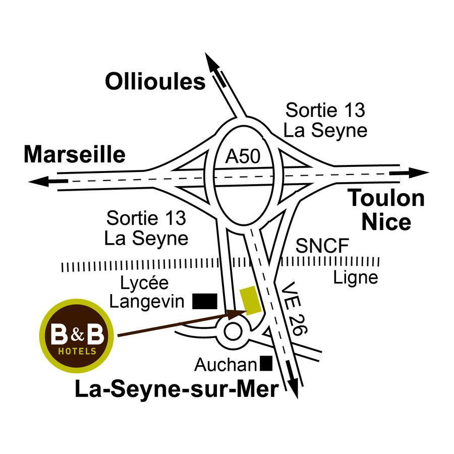B&B HOTEL Toulon La Seyne sur Mer Eksteriør bilde